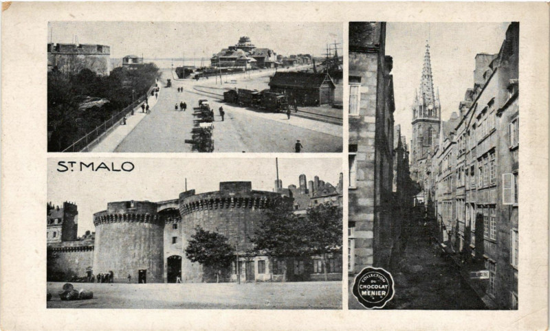 Carte postale ancienne Saint-Malo à Saint-Malo