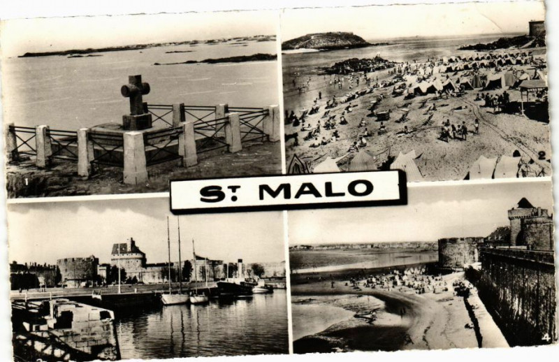 Carte postale ancienne Saint-Malo à Saint-Malo