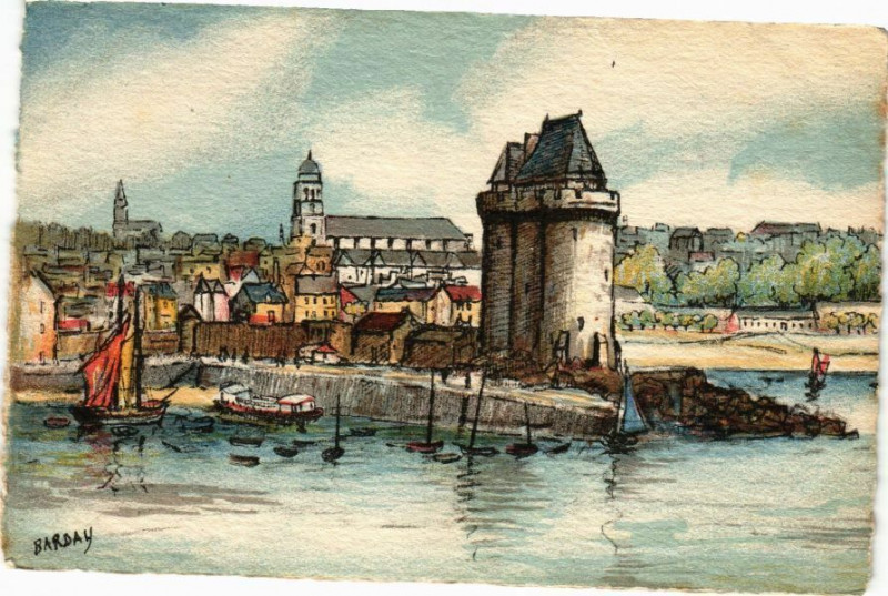 Carte postale ancienne Saint-Malo à Saint-Malo