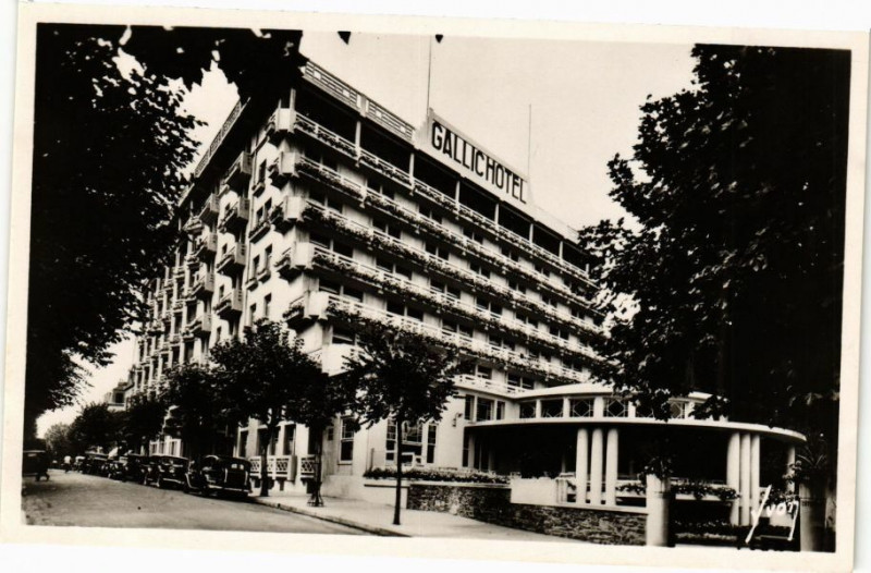 Carte postale ancienne Dinard-Le Gallic Hotel à Dinard