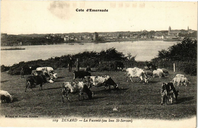 Carte postale ancienne Dinard-La Vicomte à Dinard