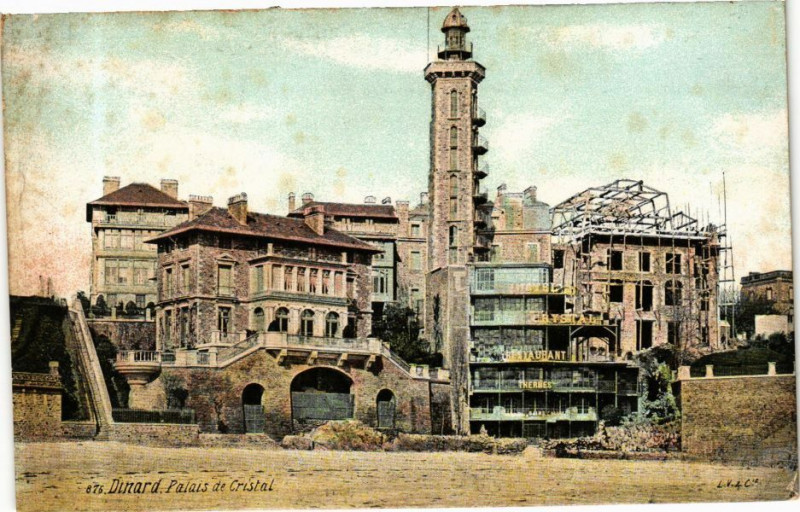 Carte postale ancienne Ed. Aqua 876 Dinard Palais de Cristal à Dinard