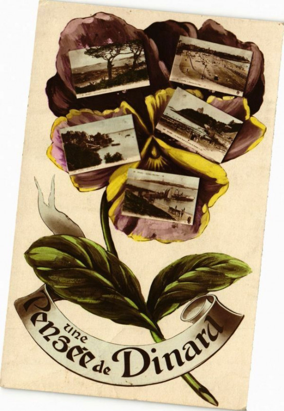 Carte postale ancienne Une Pensée de Dinard à Dinard