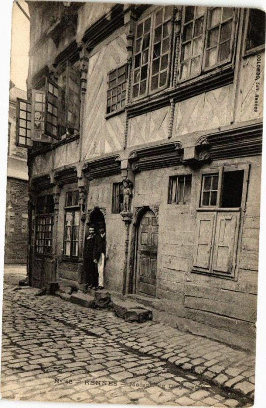 Carte postale ancienne Rennes-Maison à Rennes