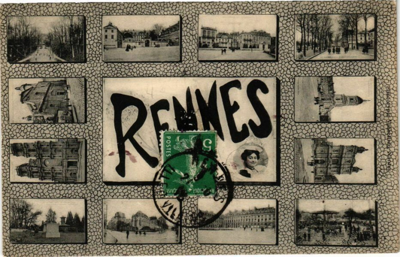Carte postale ancienne Rennes à Rennes