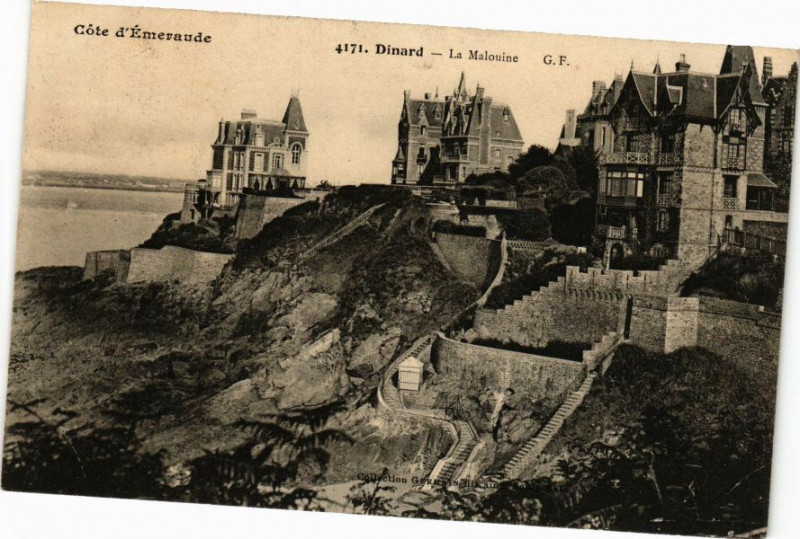 Carte postale ancienne Dinard-La Malouine à Dinard