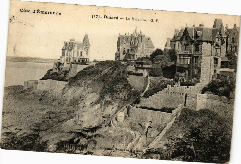 Carte postale ancienne Dinard-La Malouine à Dinard