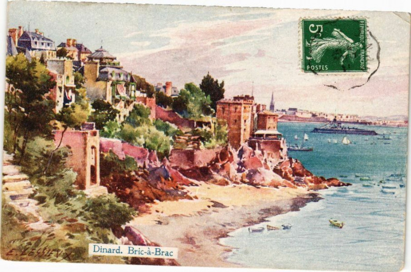 Carte postale ancienne Dinard-Bric a Brac à Dinard