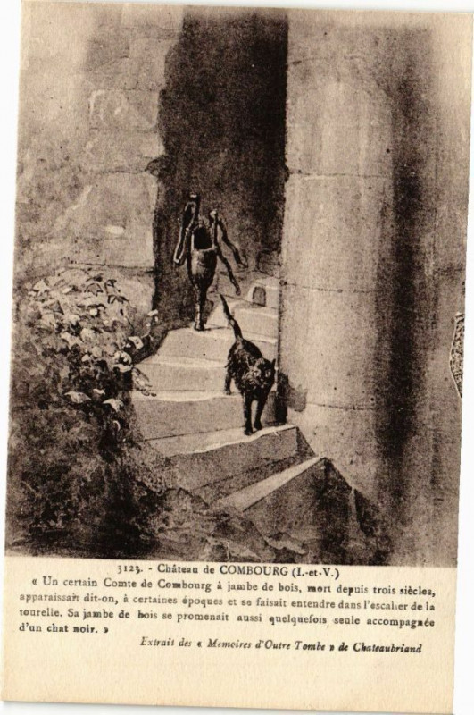 Carte postale ancienne Chateau de Combourg à Combourg