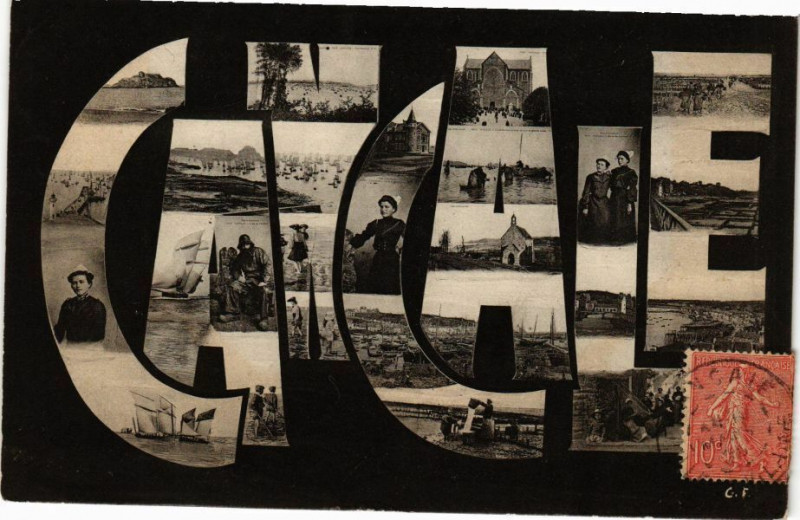 Carte postale ancienne Cancale à Cancale