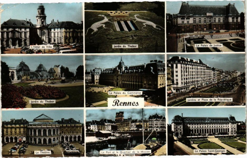 Carte postale ancienne Rennes à Rennes