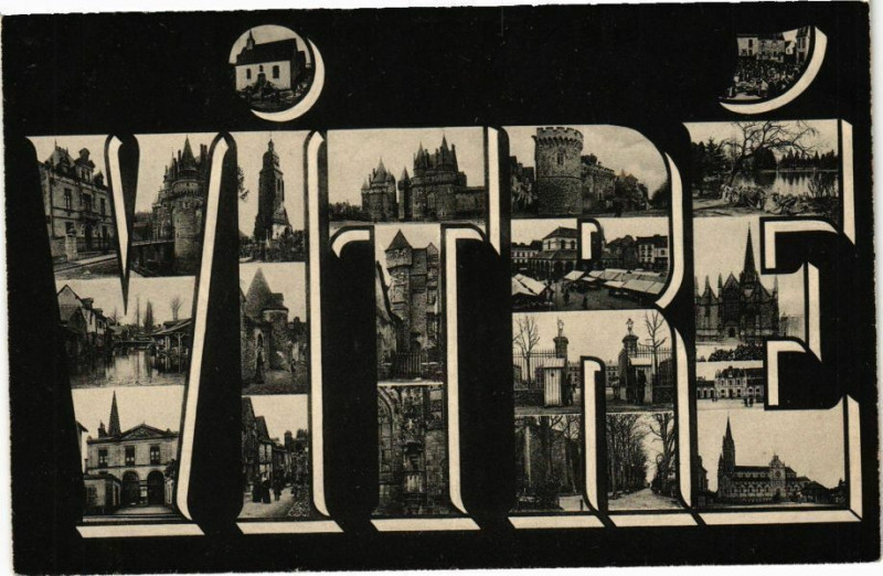 Carte postale ancienne Vitre à Vitré