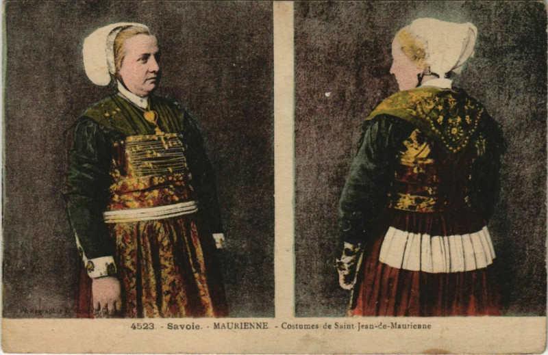 Carte postale ancienne Saint-Jean-de-Maurienne Savoie - Maurienne - Costumes - Types à Saint-Jean-de-Maurienne