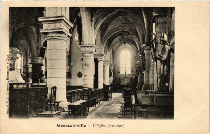 Carte postale ancienne Goussainville - Eglise à Goussainville