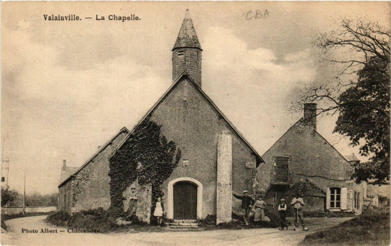 Carte postale ancienne Valainville - La Chapelle