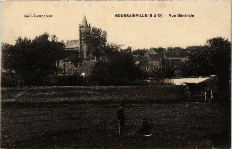 Carte postale ancienne Goussainville - Vue générale à Goussainville