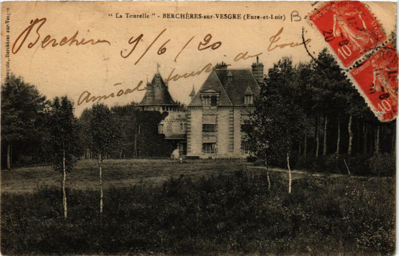 Carte postale ancienne Bercheres-sur-Vesgre - La Tourelle à Berchères-sur-Vesgre