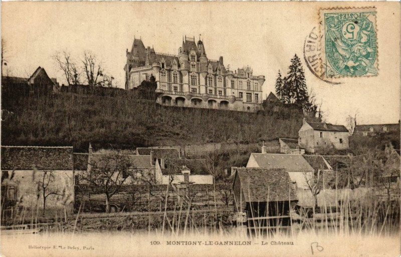 Carte postale ancienne Montigny-le-Gannelon - Le Chateau