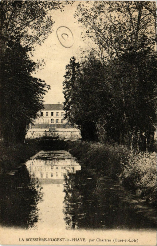Carte postale ancienne La Boissiere-Nogent-le-Phaye - Par Chartres à Chartres