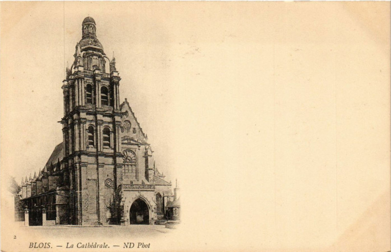 Carte postale ancienne Blos - La Cathedrale