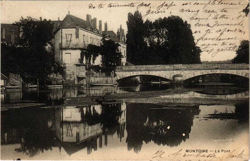 Carte postale ancienne Montoire - Le Pont