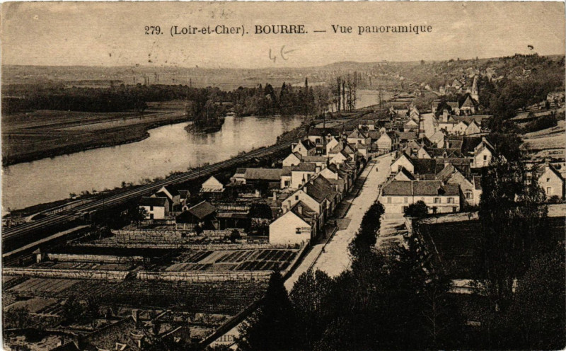 Carte postale ancienne Bourre - Vue panoramique