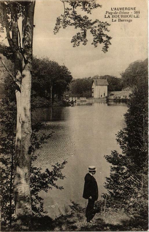 Carte postale ancienne La Bourboule Le Barrage à La Bourboule