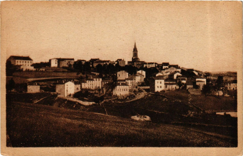 Carte postale ancienne Saint-Pal-de-Mons - Alt 855 m - Vue générale - Cote ouest à Saint-Pal-de-Mons