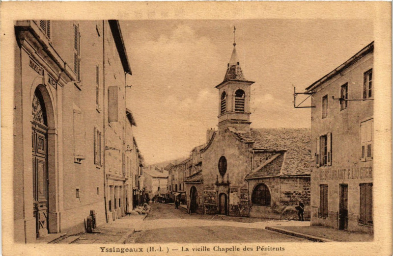 Carte postale ancienne Yssingeaux - La Vieille Chapelle des Penitents à Yssingeaux
