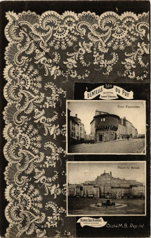 Carte postale ancienne Le Puy - Scenes - Dentelle du Puy - Folklore