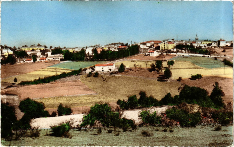 Carte postale ancienne Saint-Didier-en-Velay - Vue générale prise de Percet à Saint-Didier-en-Velay