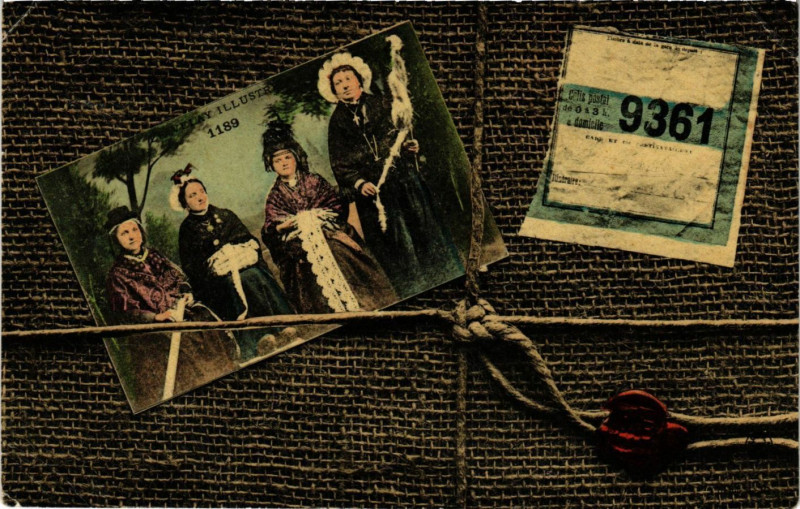 Carte postale ancienne Velay - Dentellieres - Types - Folklore