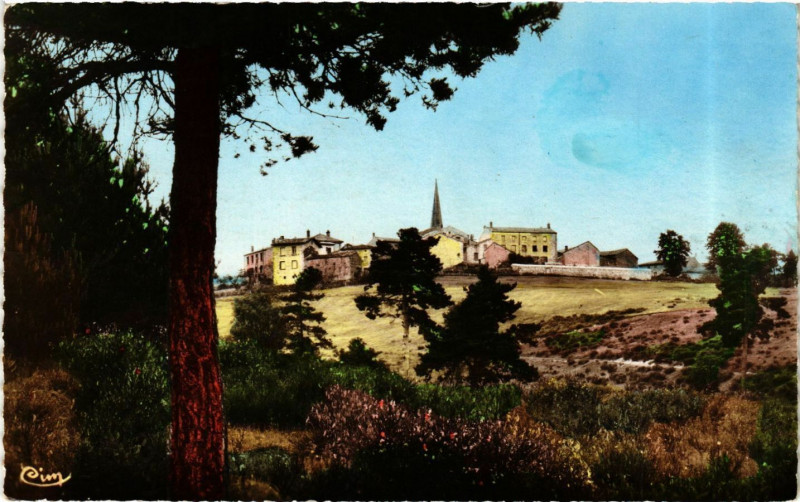 Carte postale ancienne Saint-Victor-Malescours - Vue générale à Saint-Victor-Malescours