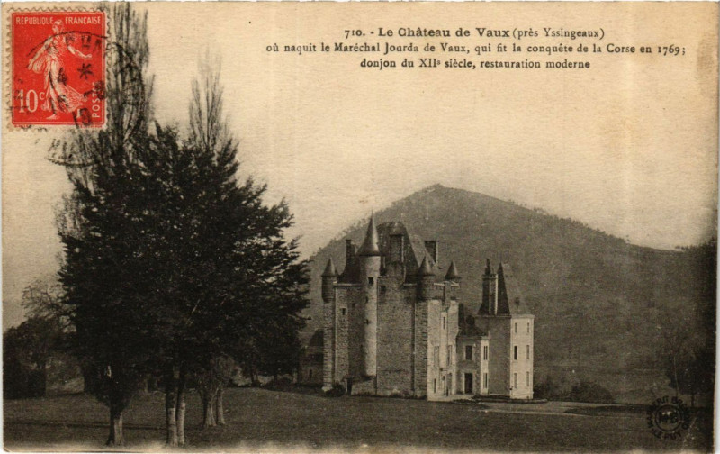 Carte postale ancienne Le Chateau de Vaux - pres Yssingeaux à Yssingeaux
