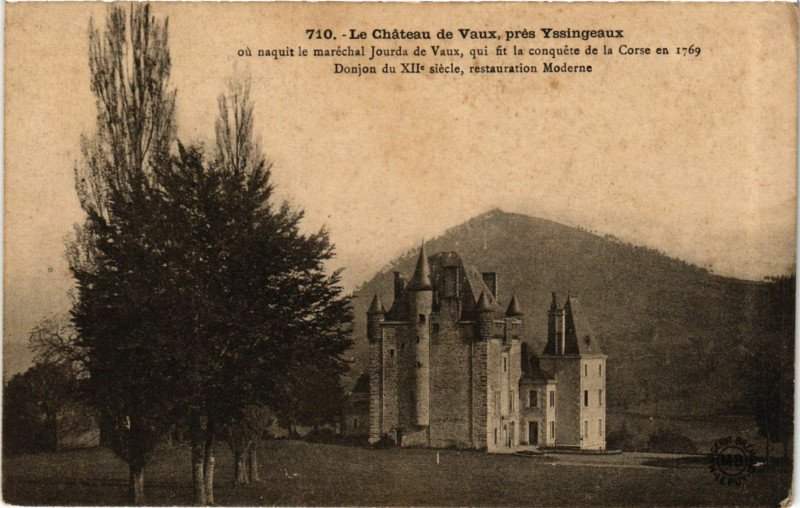 Carte postale ancienne Le Chateau de Vaux - pres Yssingeaux à Yssingeaux