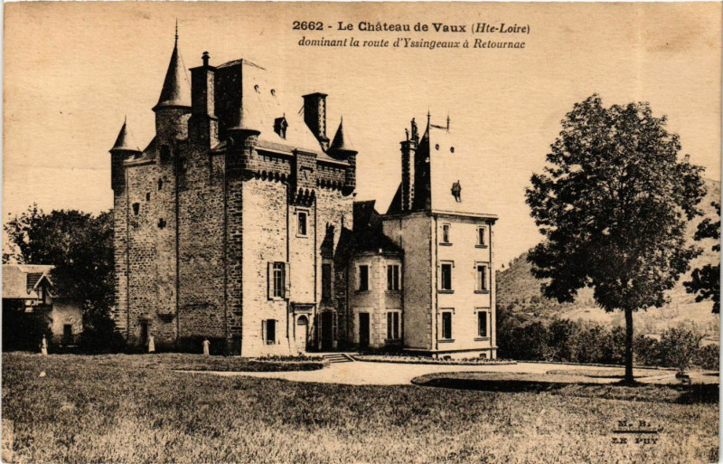 Carte postale ancienne Le Chateau de Vaux