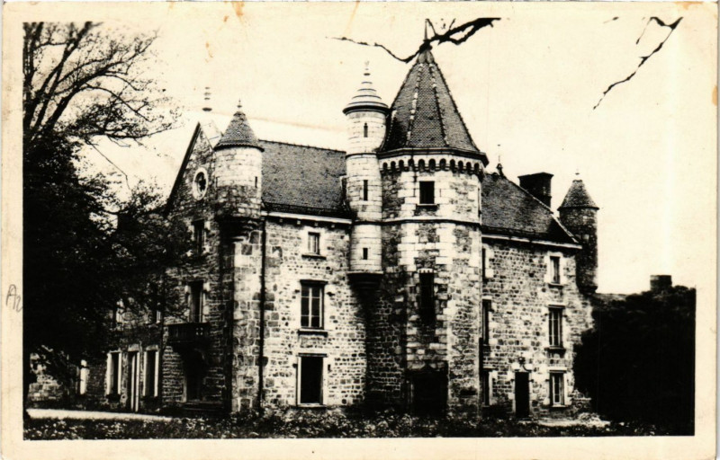 Carte postale ancienne Saint-Romain-Lachalm - Le Chateau à Saint-Romain-Lachalm