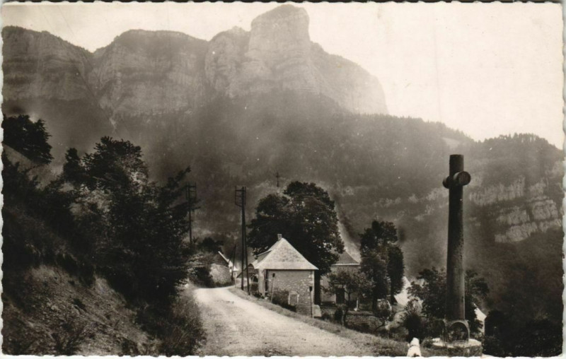 Carte postale ancienne Corbel Arrivee a Corbel à Corbel