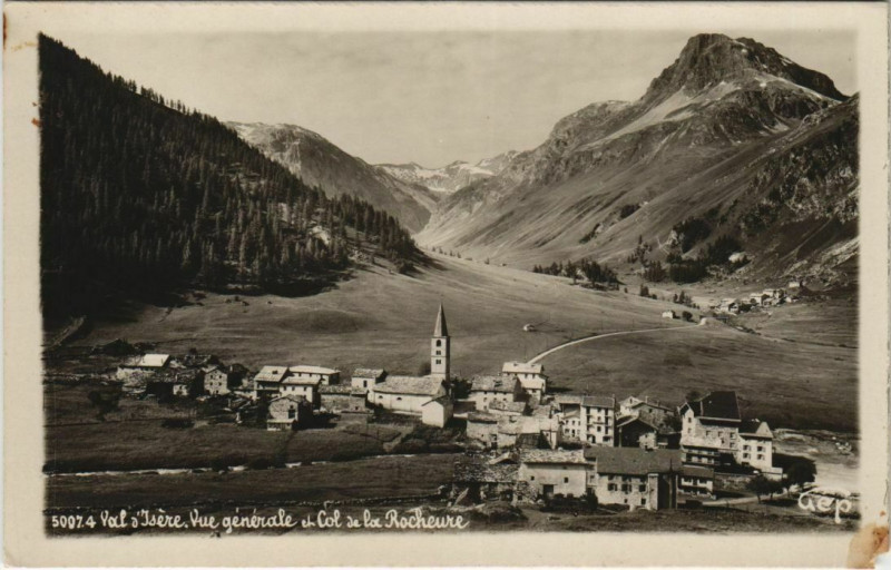 Carte postale ancienne Val-d'Isere Vue Generale