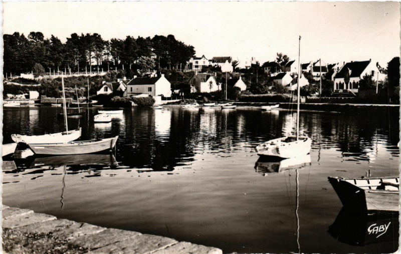 Carte postale ancienne Ile-aux-Moines - Le Lairiot et le Birado à Île-aux-Moines