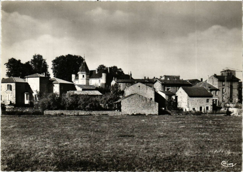 Carte postale ancienne Saint-Romain-Lachalm - Vue générale à Saint-Romain-Lachalm