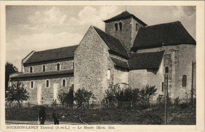 Carte postale ancienne Bourbon-Lancy Le Musee France à Bourbon-Lancy