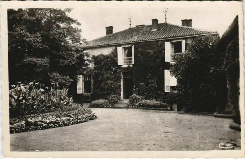 Carte postale ancienne Milly-Lamartine Maison de Lamartine France à Milly-Lamartine
