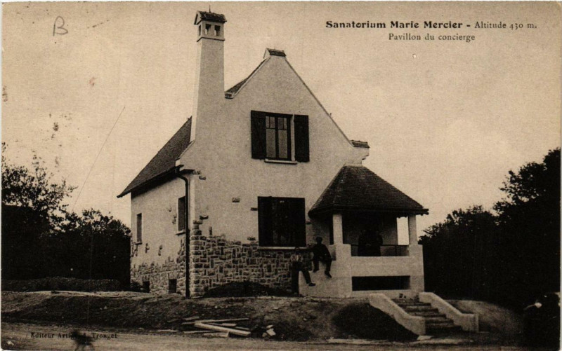Carte postale ancienne Sanatorium Marie-Mercier