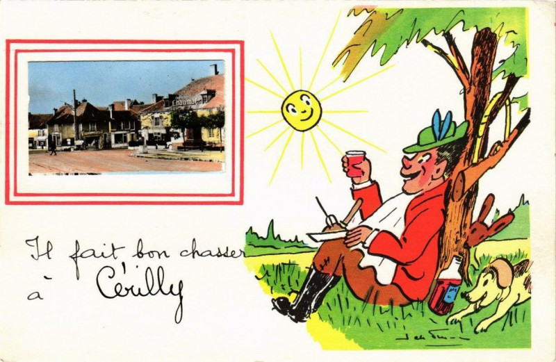 Carte postale ancienne Souvenir