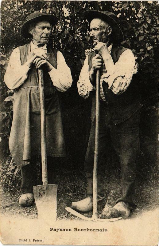 Carte postale ancienne Paysans Bourbonnais