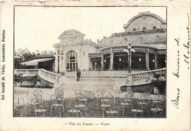 Carte postale ancienne Vichy Vue du Casino à Vichy