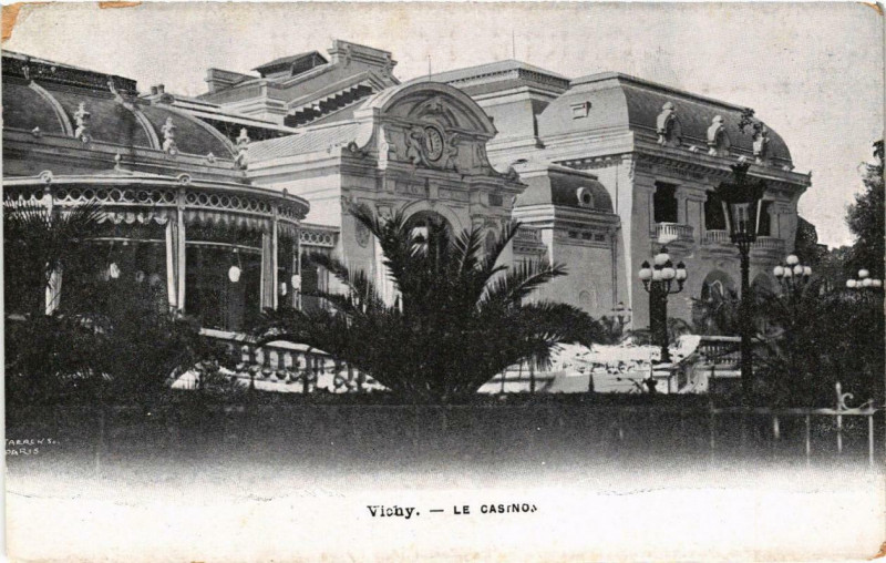 Carte postale ancienne Vichy Le Casino à Vichy