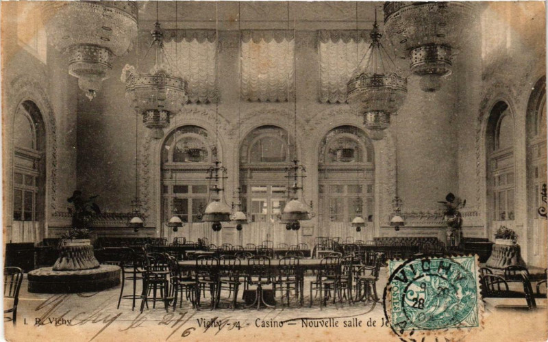 Carte postale ancienne Vichy Casino à Vichy