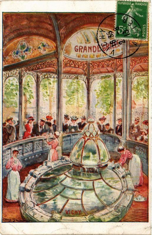 Carte postale ancienne Vichy Grandegrille à Vichy